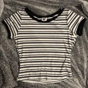 Striped crop top